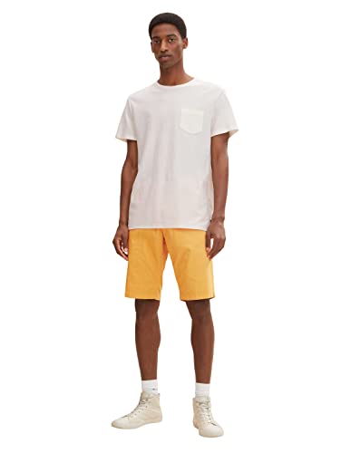 TOM TAILOR Herren 1030015 Regular Slim Chino Bermuda Shorts, 28867 - Butterscotch Orange, 30 von TOM TAILOR