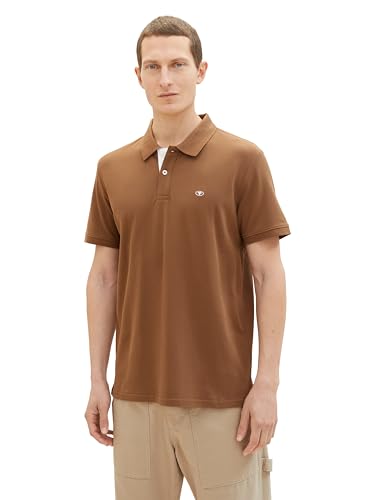 TOM TAILOR Herren Basic Piqué Poloshirt, dark palm, S TOM TAILOR Herren Basic Piqué Poloshirt, dark palm, S von TOM TAILOR