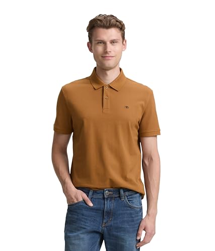 TOM TAILOR Herren 1031006 Poloshirt, 25985 - Deep Cognac, XL von TOM TAILOR