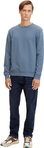 TOM TAILOR Herren 1034643 Marvin Straight Jeans, 10114 - Clean Dark Stone Blue Denim, 36W / 32L von TOM TAILOR