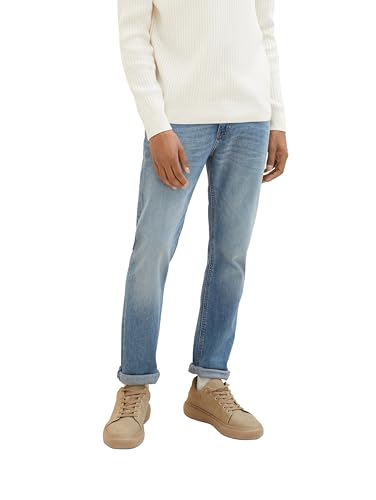 TOM TAILOR Herren Josh Regular Slim Jeans, 10119 - Used Mid Stone Blue Denim, 34/34 von TOM TAILOR