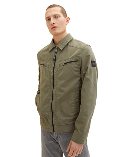 TOM TAILOR Herren 1034863 Jacke, 10415 - Dusty Olive Green, L von TOM TAILOR