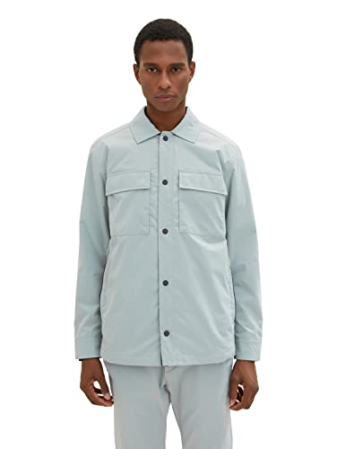 TOM TAILOR Herren 1034868 Jacke, 28129 - Light Ice Blue, L von TOM TAILOR