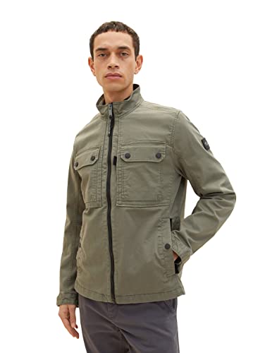 TOM TAILOR Herren 1034871 Jacke, 10415 - Dusty Olive Green, M von TOM TAILOR