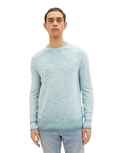 TOM TAILOR Herren 1034938 Pullover, 30105 - Deep Bluish Green, XXL von TOM TAILOR
