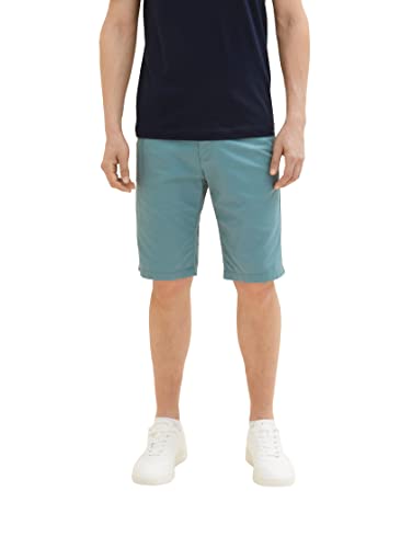 TOM TAILOR Herren 1035037 Slim Chino Bermuda Shorts mit Stretch, 30105 - Deep Bluish Green, 29 TOM TAILOR Herren 1035037 Slim Chino Bermuda Shorts mit Stretch, 30105 - Deep Bluish Green, 29 von TOM TAILOR