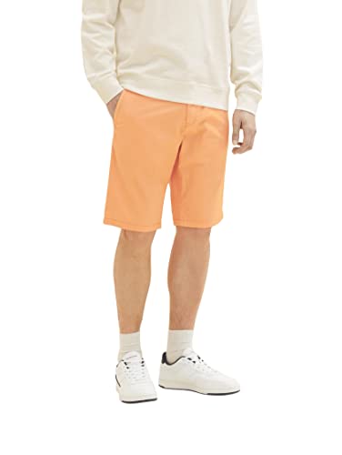 TOM TAILOR Herren 1035037 Slim Chino Bermuda Shorts mit Stretch, 31191 - Copper Orange, 29 von TOM TAILOR