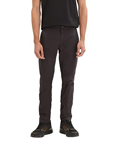 TOM TAILOR Herren 1035046 Travis Slim Chino Hose, 29999 - Black, 29W / 34L von TOM TAILOR