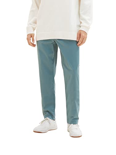 TOM TAILOR Herren 1035047 Relaxed Chino Hose, 30105 - Deep Bluish Green, 33 von TOM TAILOR