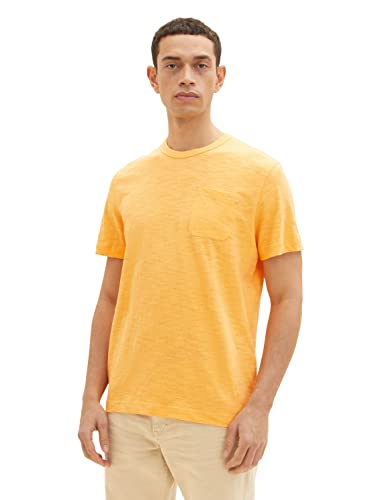 TOM TAILOR Herren 1035615 T-Shirt, 22225 - Washed Out Orange, M von TOM TAILOR