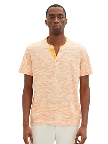 TOM TAILOR Herren 1035627 T-Shirt, 31462 - Washed Orange Tonal Spacedye, M von TOM TAILOR