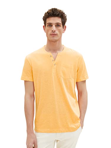 TOM TAILOR Herren 1035634 T-Shirt, 31506 - Washed Out Orange Grindle, 3XL von TOM TAILOR