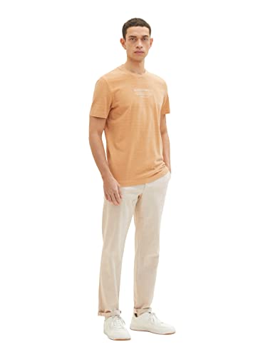 TOM TAILOR Herren 1035637 T-Shirt, 22225 - Washed Out Orange, M von TOM TAILOR