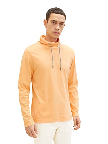 TOM TAILOR Herren 1035640 Longsleeve T-Shirt, 22225 - Washed Out Orange, M von TOM TAILOR