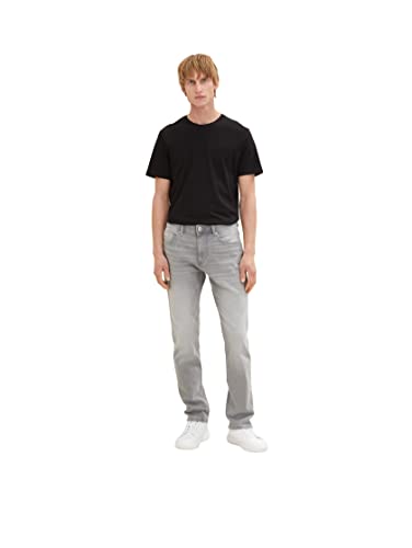 TOM TAILOR Herren 1035651 Josh Regular Slim Jeans, 10218 - Used Light Stone Grey Denim, 32W / 32L TOM TAILOR Herren 1035651 Josh Regular Slim Jeans, 10218 - Used Light Stone Grey Denim, 32W / 32L von TOM TAILOR
