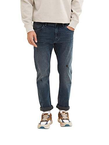 TOM TAILOR Herren 1035777 Troy Slim Jeans, 10172-Mid Stone Blue Black Denim, 29W / 30L TOM TAILOR Herren 1035777 Troy Slim Jeans, 10172-Mid Stone Blue Black Denim, 29W / 30L von TOM TAILOR