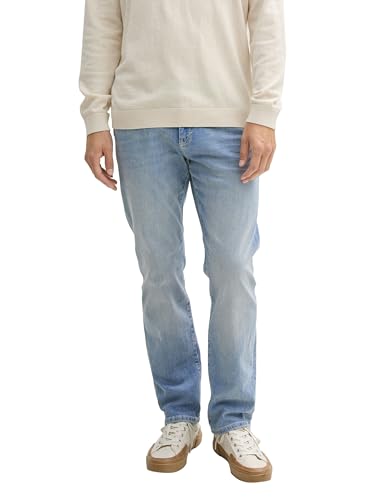TOM TAILOR Herren 1035877 Jeans Marvin Straight, 10140-Super Stone Blue Denim, 40W x 32L von TOM TAILOR