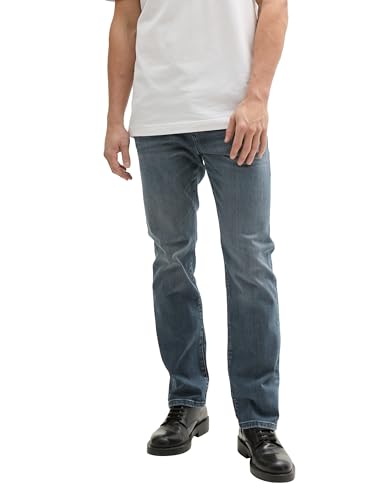 TOM TAILOR Herren 1035877 Jeans Marvin Straight, 10160-Blue Grey Denim, 36W x 34L von TOM TAILOR