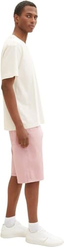 TOM TAILOR Herren 1036301 Relaxed Fit Bermuda Shorts, 11055-Morning Pink, 30 von TOM TAILOR