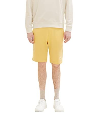 TOM TAILOR Herren 1036329 Bermuda Sweatpants Shorts, 16719 - Corn Yellow, M von TOM TAILOR