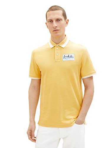 TOM TAILOR Herren 1036340 Poloshirt, 16719 - Corn Yellow, L von TOM TAILOR