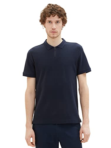 TOM TAILOR Herren 1036349 Poloshirt, 10668 - Sky Captain Blue, L von TOM TAILOR