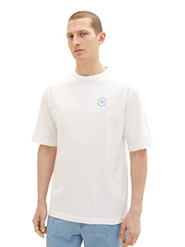 TOM TAILOR Herren 1036353 T-Shirt, 10332 - Off White, 3XL TOM TAILOR Herren 1036353 T-Shirt, 10332 - Off White, 3XL von TOM TAILOR
