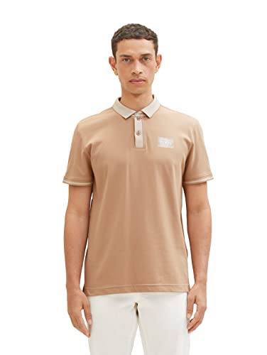 TOM TAILOR Herren 1036428 Poloshirt mit Stretch-Anteil, 24048-Desert Fawn, L TOM TAILOR Herren 1036428 Poloshirt mit Stretch-Anteil, 24048-Desert Fawn, L von TOM TAILOR
