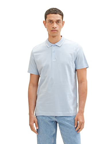 TOM TAILOR Herren 1036437 Poloshirt mit Streifen, 31992-Stonington Blue White Stripes, 3XL von TOM TAILOR