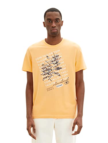 TOM TAILOR Herren 1036983 T-Shirt, 22225 - Washed Out Orange, 3XL von TOM TAILOR