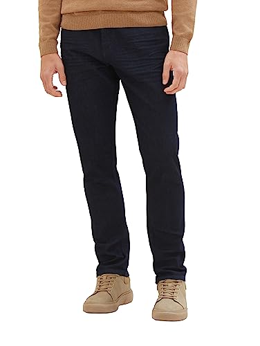 TOM TAILOR Herren Josh Regular Slim Jeans, 10115 - Clean Rinsed Blue Denim, 32/32 von TOM TAILOR