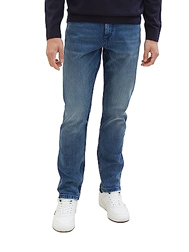 TOM TAILOR Herren Josh Regular Slim Jeans, 10119 - Used Mid Stone Blue Denim, 34/34 von TOM TAILOR