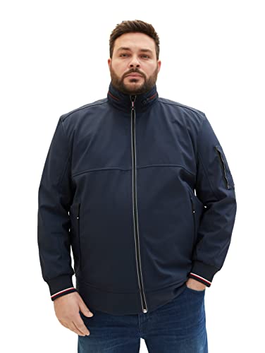 TOM TAILOR Herren 1037017 Plussize Jacke, 10668 - Sky Captain Blue, XXL von TOM TAILOR