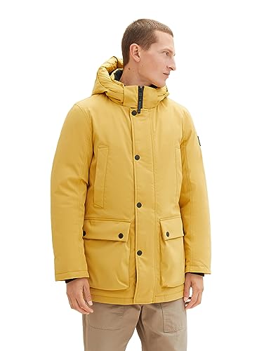 TOM TAILOR Herren 1037347 Arctic Winterpaka mit Abnehmbarer Kapuze, 10533-golden Fall, M von TOM TAILOR