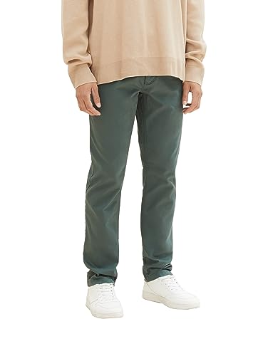 TOM TAILOR Herren 1037552 Regular Fit Sweat Jeans mit hohem Stretch, 19643-green dust, 33/32 von TOM TAILOR