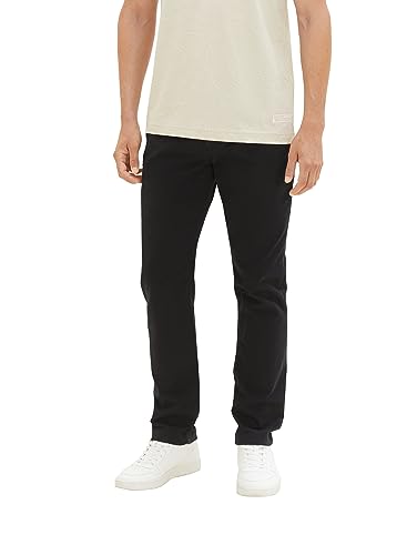 TOM TAILOR Herren 1037552 Regular Fit Sweat Jeans mit hohem Stretch, 29999-Black, 33/30 von TOM TAILOR