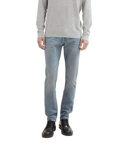 TOM TAILOR Herren 1037638 Josh Regular Slim Jeans mit Stretch, 10161-Light Stone Blue Grey Denim, M von TOM TAILOR