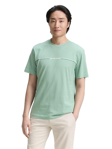TOM TAILOR Herren 1037803 T-Shirt, 22577-Dust Green, XXL von TOM TAILOR