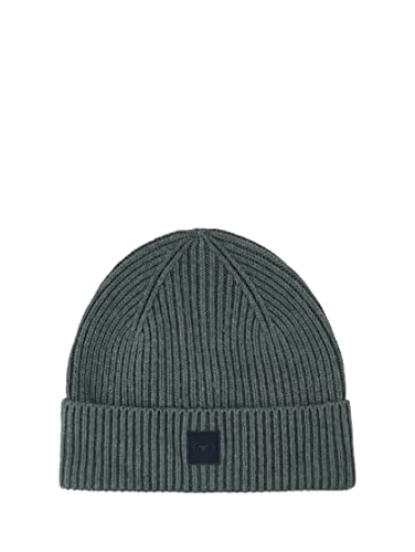 TOM TAILOR Herren 1038514 Beanie Wollmütze, 32619-green dust Melange, OneSize von TOM TAILOR