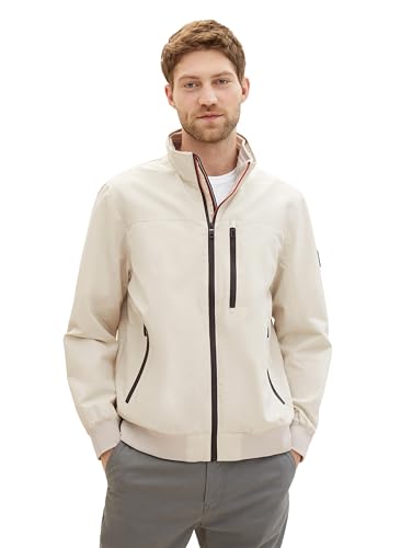 TOM TAILOR Herren Casual Blouson Jacke, 26199 - Beige Alfalfa, M von TOM TAILOR