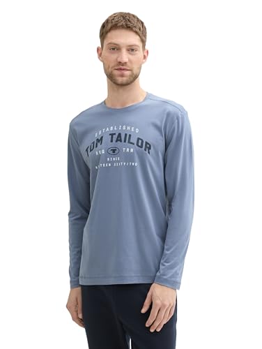 TOM TAILOR Herren 1039895 Longsleeve T-Shirt, 10441-Gravel Grey, L TOM TAILOR Herren 1039895 Longsleeve T-Shirt, 10441-Gravel Grey, L von TOM TAILOR