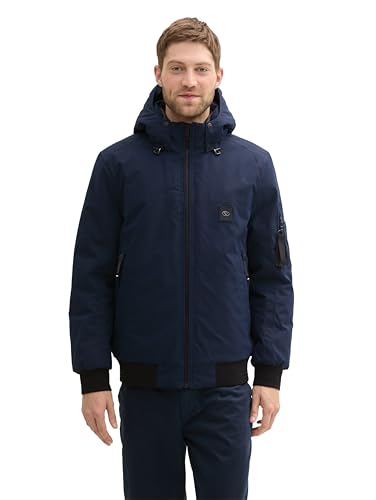 TOM TAILOR Herren 1041320 Blouson Jacke mit Polsterung, 10668-Sky Captain Blue, M TOM TAILOR Herren 1041320 Blouson Jacke mit Polsterung, 10668-Sky Captain Blue, M von TOM TAILOR