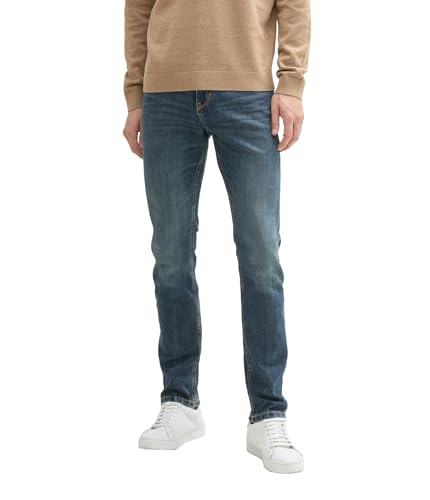 TOM TAILOR Herren 1042340 Josh Regular Slim Jeans, 10147-Stone Blue Denim Tint, 36W x 32L von TOM TAILOR