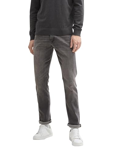 TOM TAILOR Herren 1042340 Josh Regular Slim Jeans, 10233-Stone Grey Denim, 30W / 34L von TOM TAILOR
