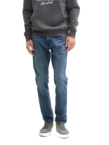 TOM TAILOR Herren 1042684 Josh Regular Slim Jeans, 10281 - Mid Stone Wash Denim, 29W / 32L EU von TOM TAILOR