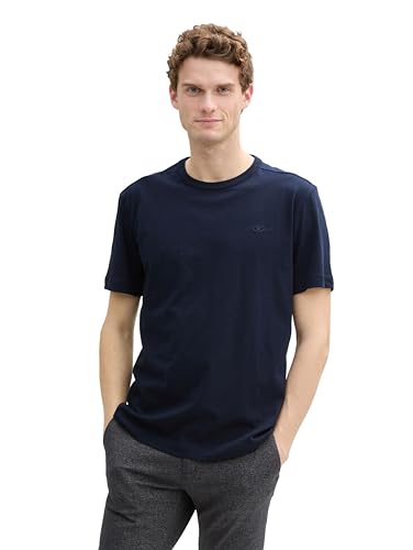 TOM TAILOR Herren 1045627 T-Shirt, 10668 - Sky Captain Blue, 3XL EU von TOM TAILOR