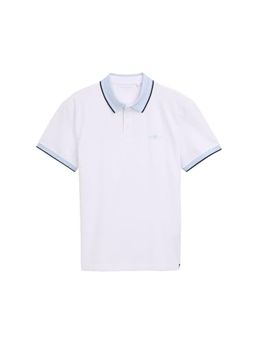 TOM TAILOR Herren 1045629 Poloshirt, 20000 - White, XXL EU TOM TAILOR Herren 1045629 Poloshirt, 20000 - White, XXL EU von TOM TAILOR