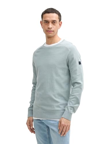 TOM TAILOR Hoodie mit Logo-Print, Sky Captain Blue, XS von TOM TAILOR