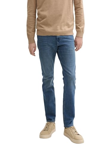TOM TAILOR Marvin Straight Jeans, Blue Rinse Denim, 34/30 von TOM TAILOR