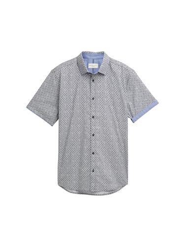 TOM TAILOR Herren 1046076 Hemd, 37925-Navy Small Number Design, XS TOM TAILOR Herren 1046076 Hemd, 37925-Navy Small Number Design, XS von TOM TAILOR